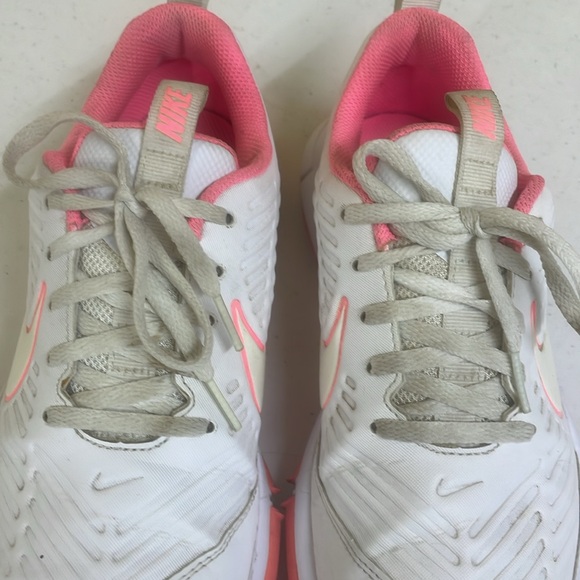 Women’s Nike Explorer 2 Golf Shoes Size 8.5 Pink And White Lace Up - Picture 11 of 13